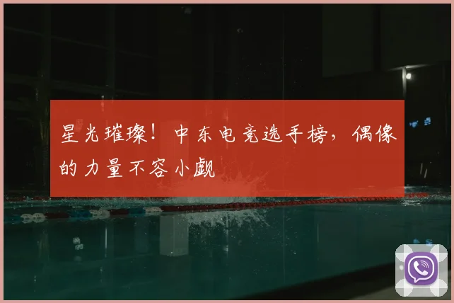 星光璀璨!中东电竞选手榜,偶像的力量不容小觑